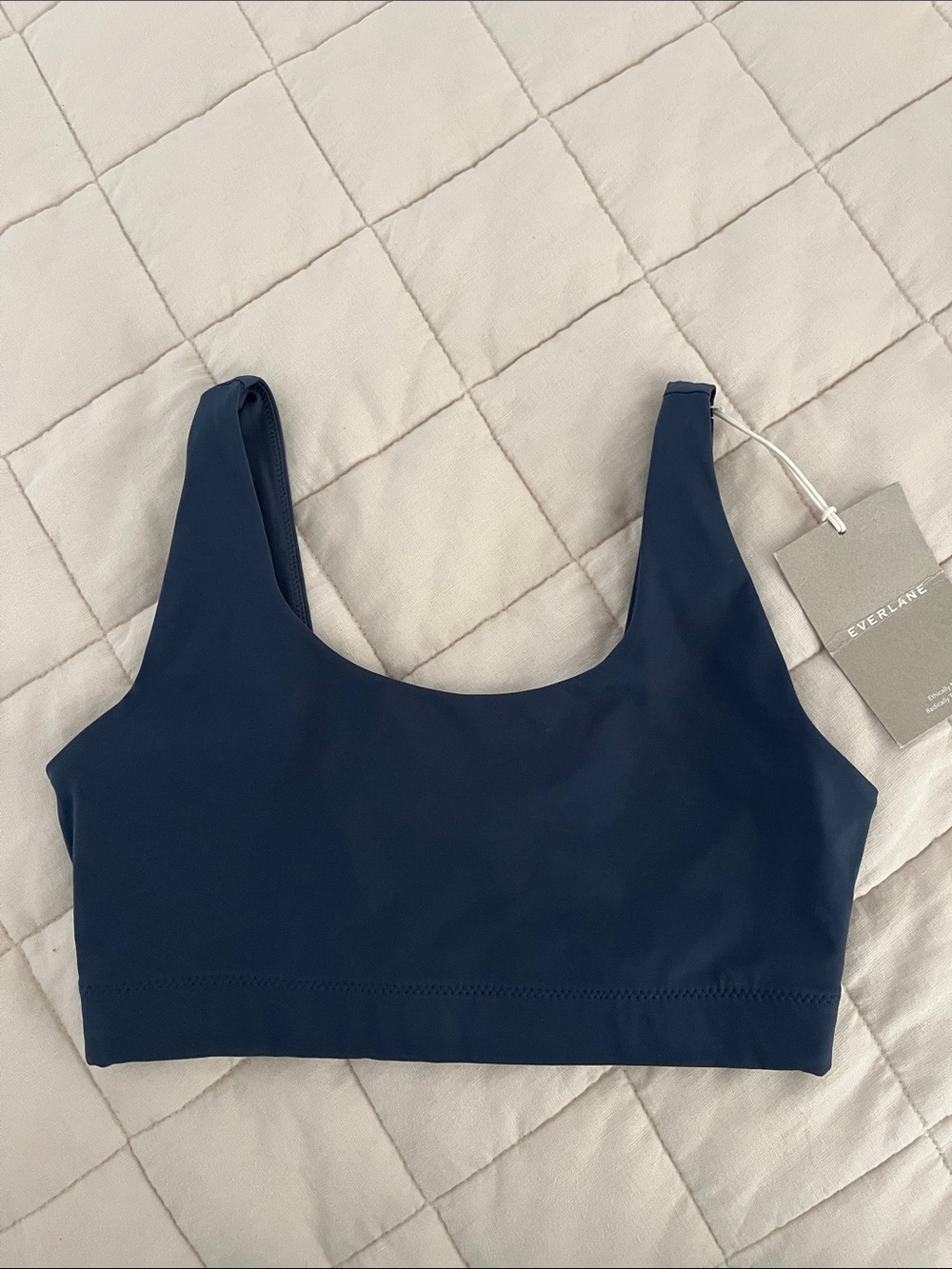 NWT Everlane Navy sports bra XS